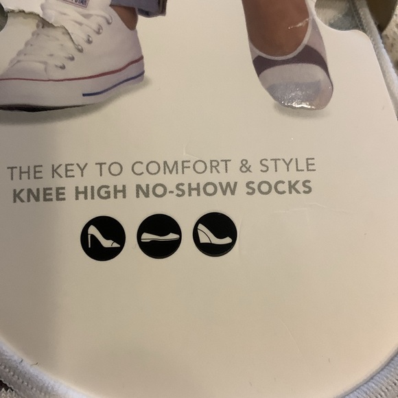 NWT Keysocks Weekend No-Show Knee High Socks Plus Size - Picture 2 of 6